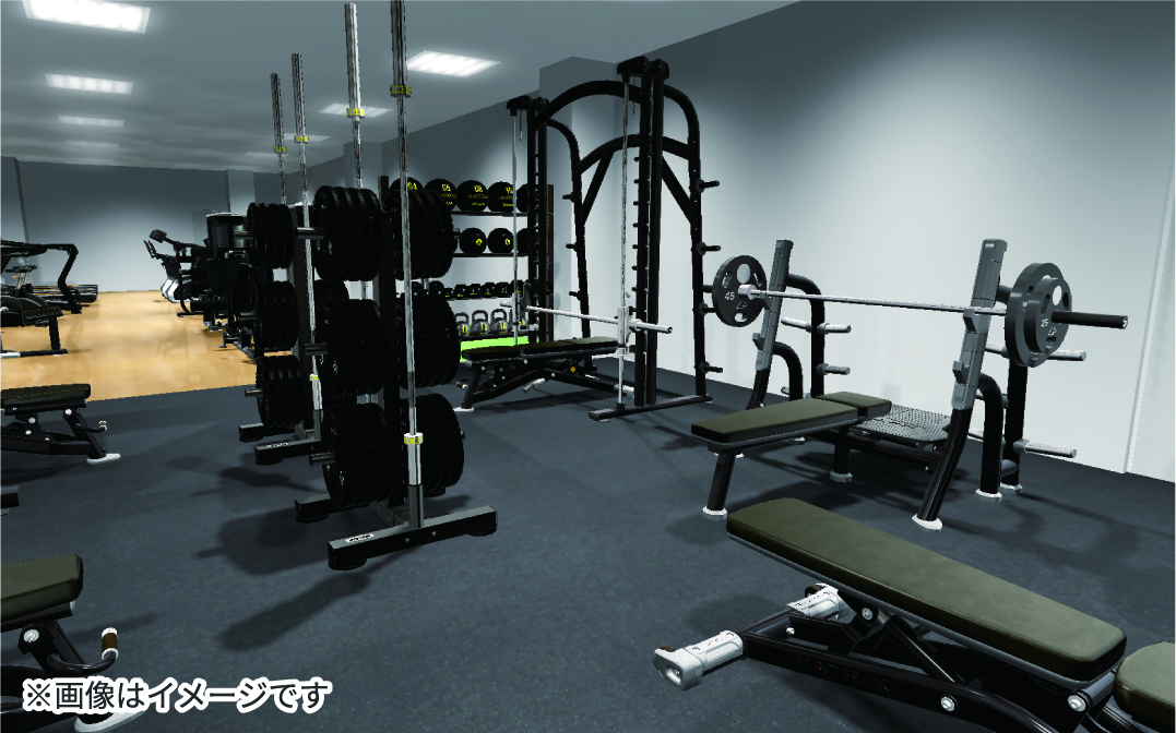 トレーニング機器設置
